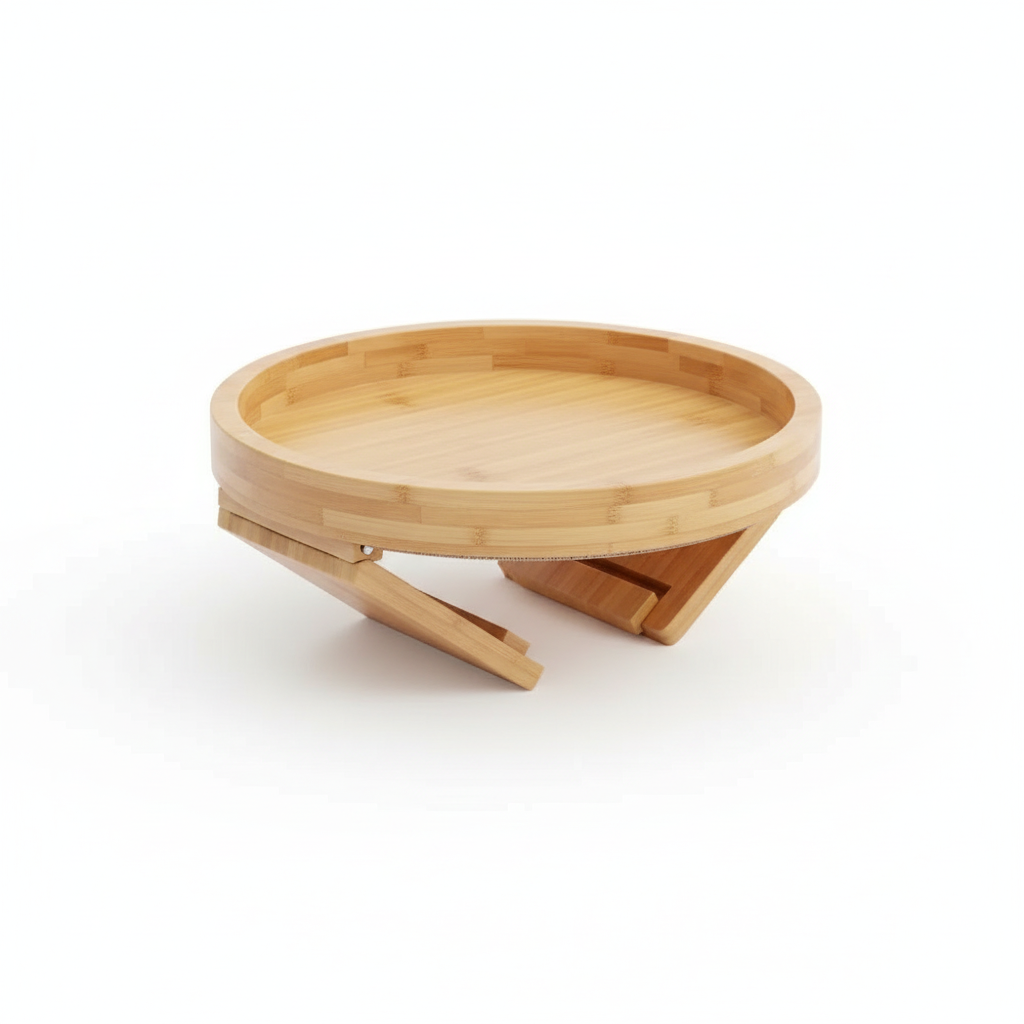 Plateau Canapé Pliable Bambou