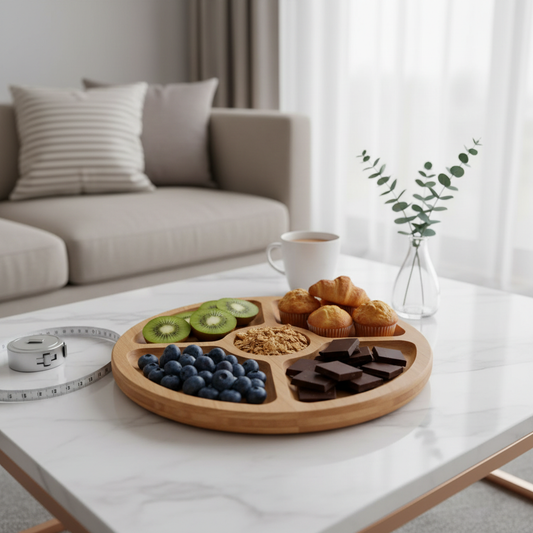 Plateau Bambou 5 Compartiments